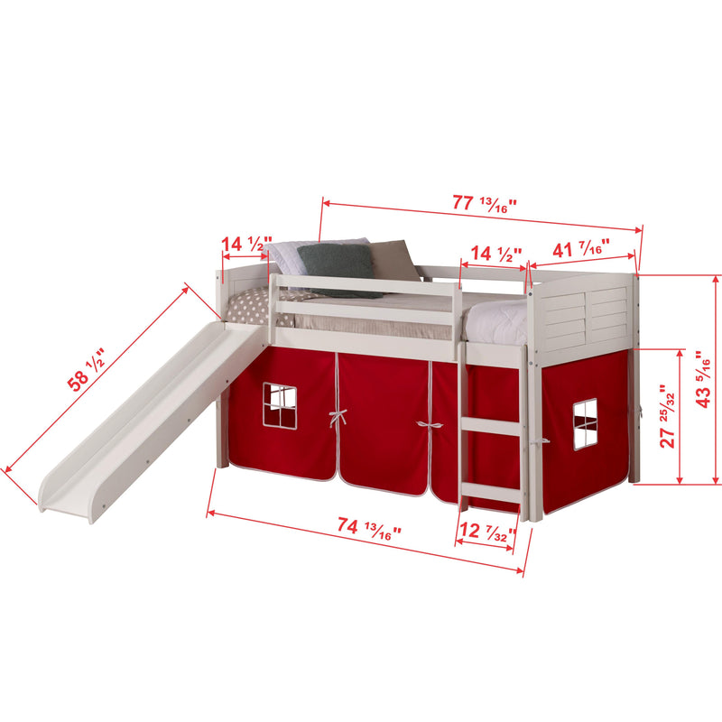 Donco Trading Company Kids Beds Loft Bed 790-ATW_750C-TR_785-W IMAGE 2