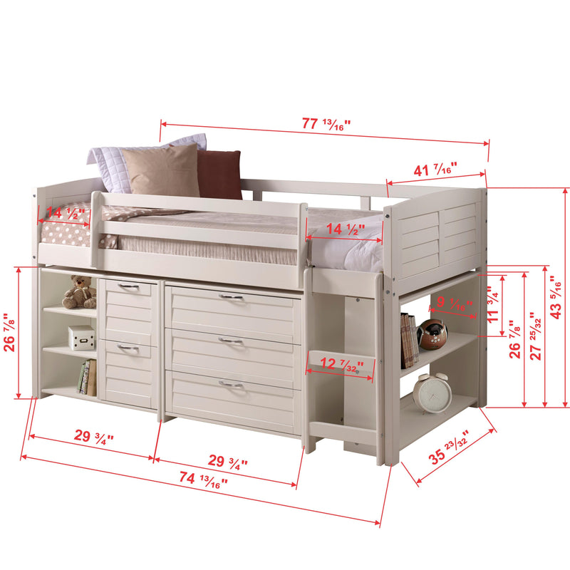 Donco Trading Company Kids Beds Loft Bed 790-TW-A IMAGE 2