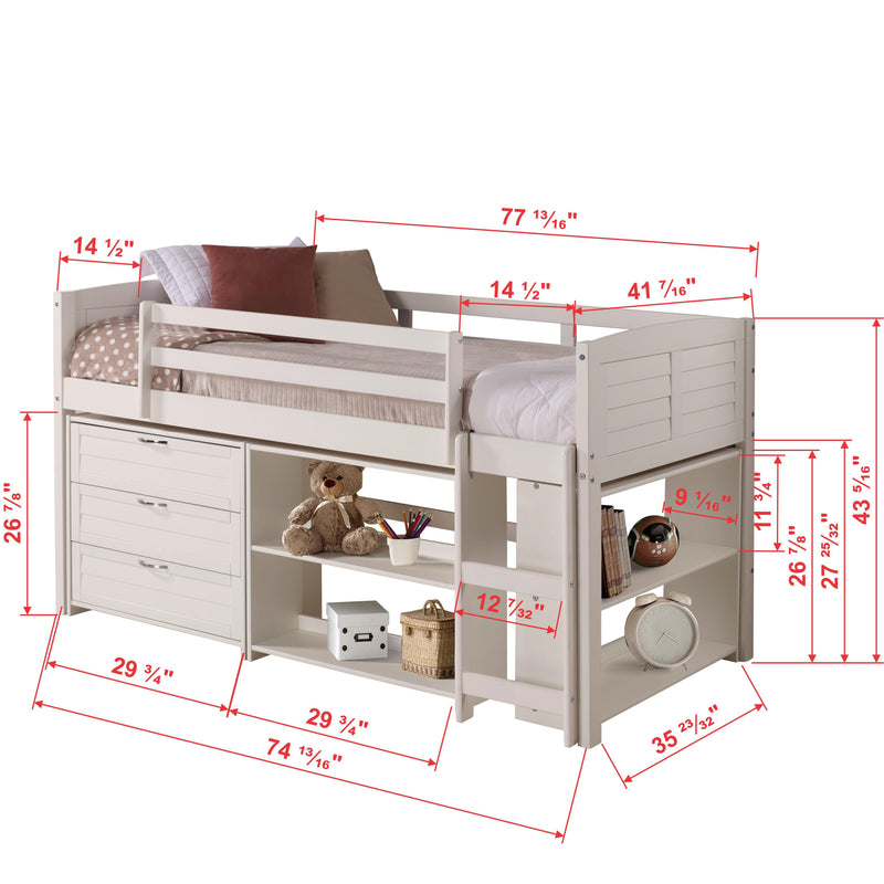 Donco Trading Company Kids Beds Loft Bed 790-TW-B IMAGE 2