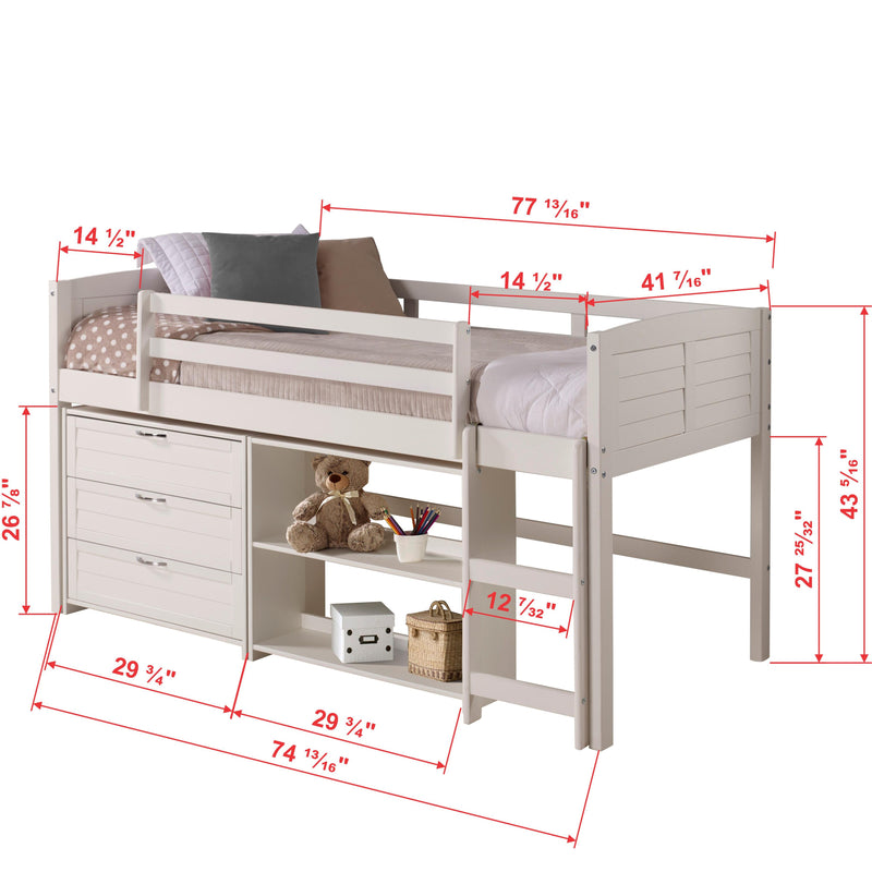 Donco Trading Company Kids Beds Loft Bed 790-TW-C IMAGE 2