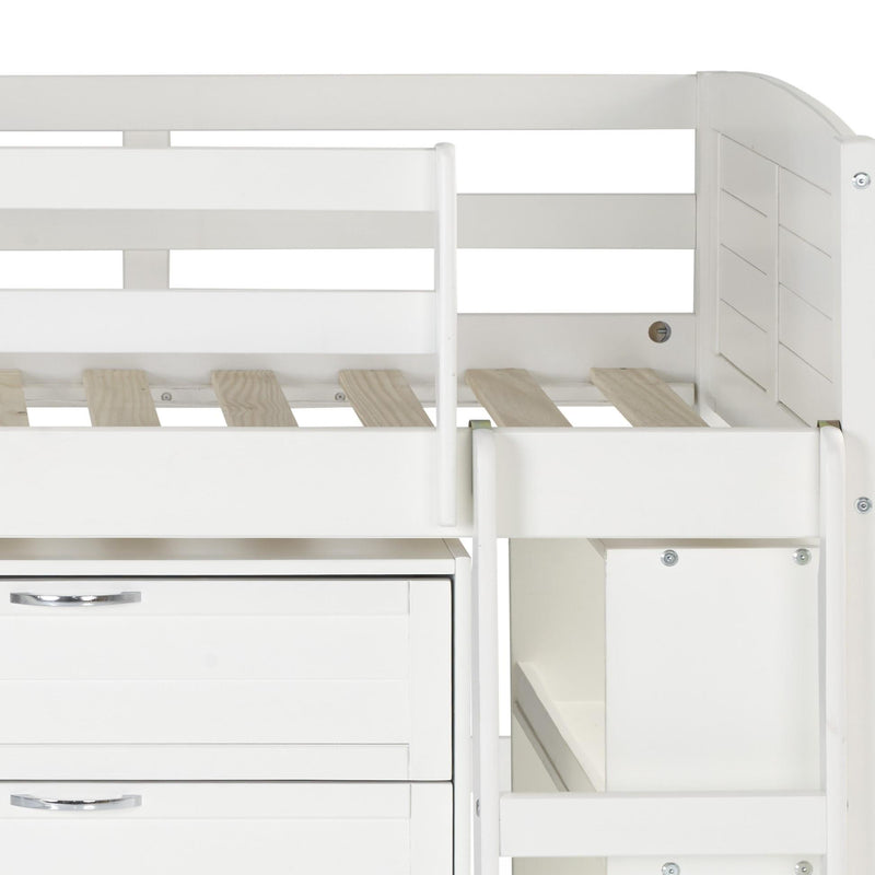 Donco Trading Company Kids Beds Loft Bed 790-TW-C_785-W IMAGE 2