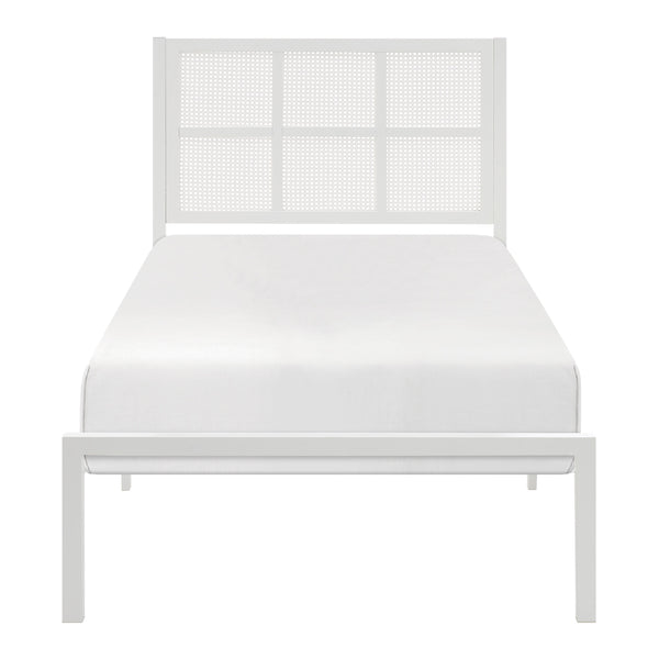 Homelegance Sanibel 1635WHT-1 Twin Platform Bed IMAGE 1