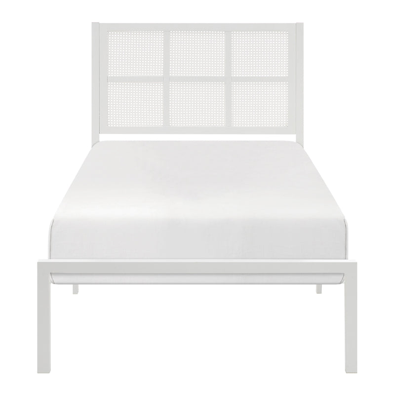 Homelegance Sanibel 1635WHT-1 Twin Platform Bed IMAGE 1