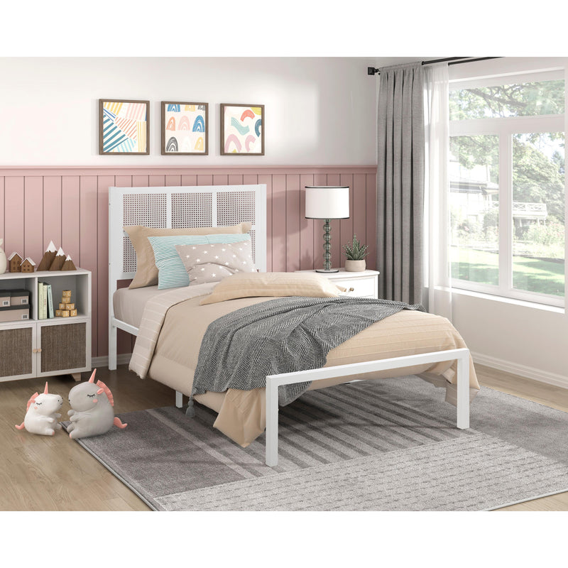 Homelegance Sanibel 1635WHT-1 Twin Platform Bed IMAGE 7