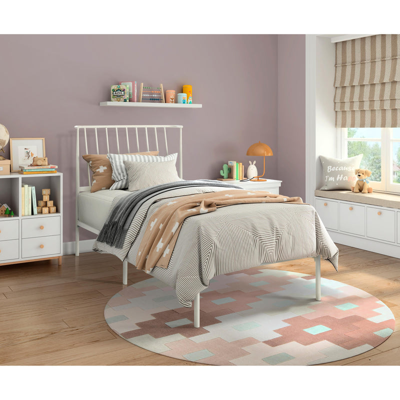 Homelegance Augusta 1630WHT-1 Twin Platform Bed IMAGE 7