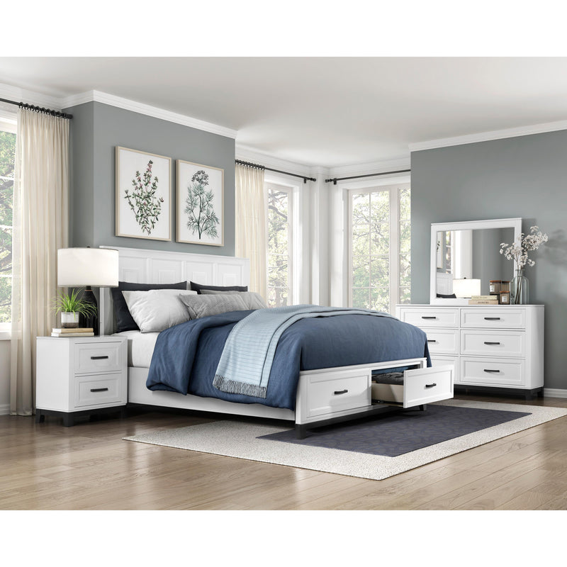 Homelegance Garretson 1450WHK-1EK* Eastern King Platform Bed with Footboard Storage IMAGE 7