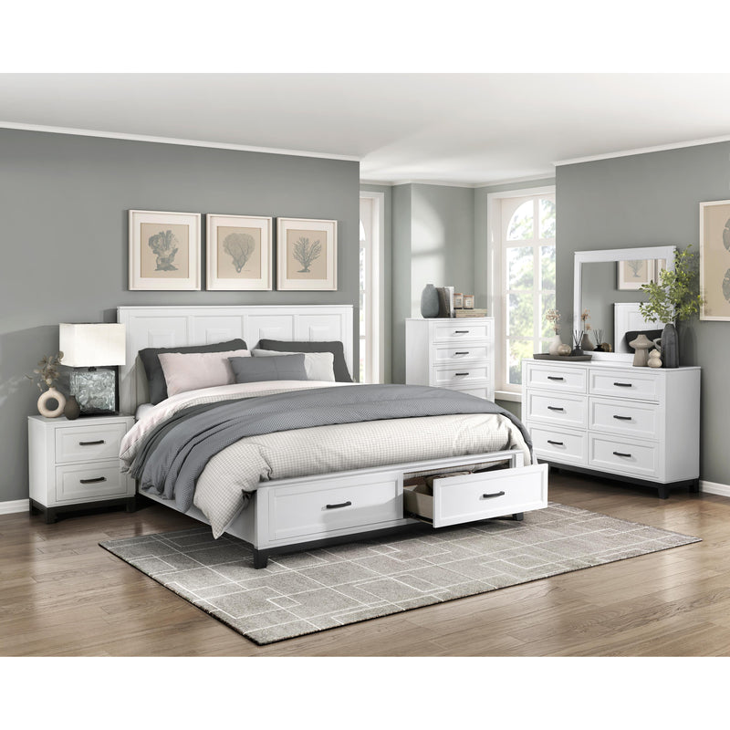 Homelegance Garretson 1450WHK-1EK* Eastern King Platform Bed with Footboard Storage IMAGE 8