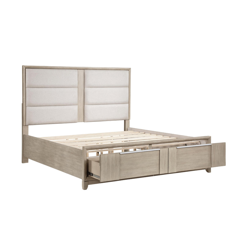 Homelegance McKewen 1820NK-1EK* Eastern King Platform Bed with Footboard Storage IMAGE 6