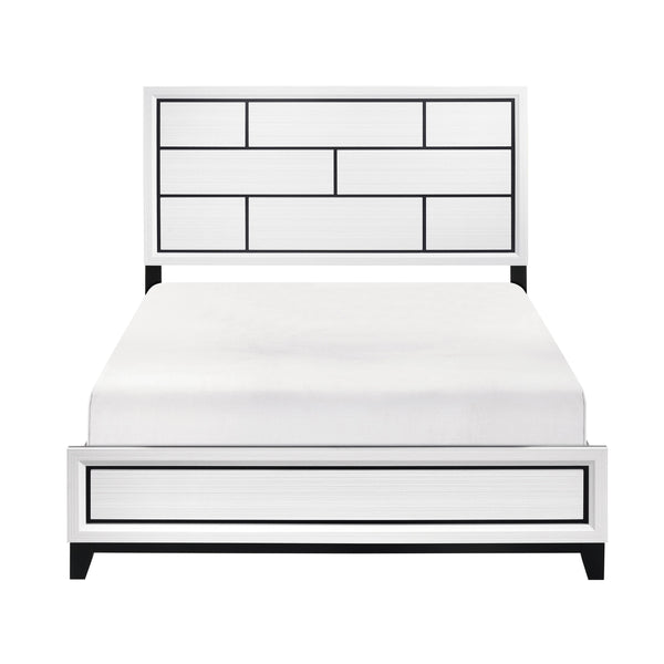 Homelegance Davi 1645WH-1* Queen Bed IMAGE 1