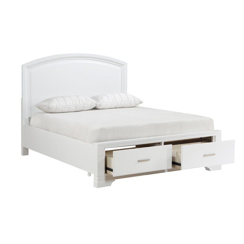 Homelegance Hudson 1520WHK-1EK* Eastern King Platform Bed with Footboard Storage IMAGE 3