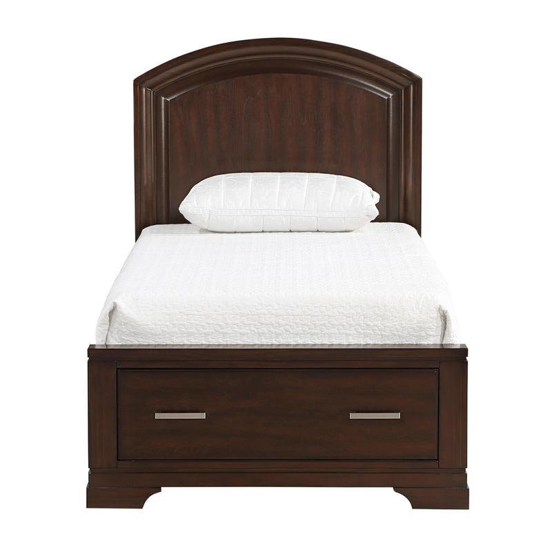 Homelegance Hudson 1520CHT-1* Twin Platform Bed with Footboard Storage IMAGE 1