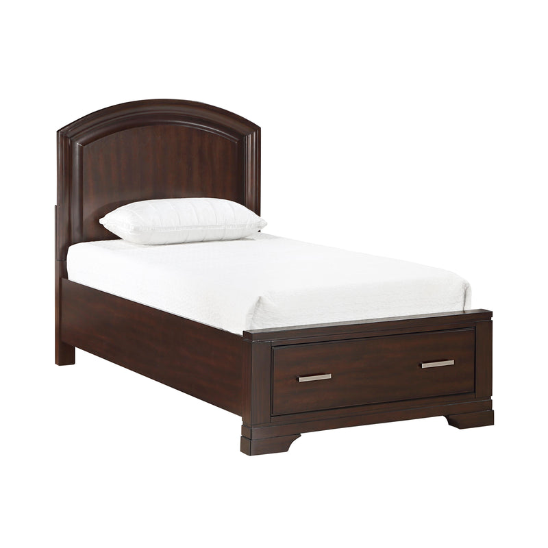 Homelegance Hudson 1520CHT-1* Twin Platform Bed with Footboard Storage IMAGE 2