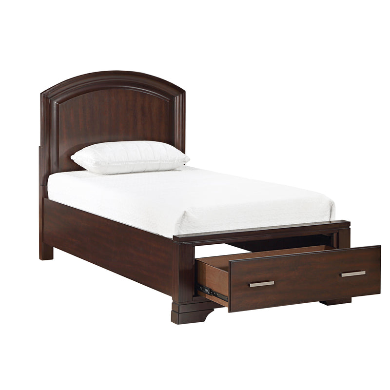 Homelegance Hudson 1520CHT-1* Twin Platform Bed with Footboard Storage IMAGE 3