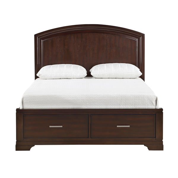 Homelegance Hudson 1520CH-1* Queen Platform Bed with Footboard Storage IMAGE 1