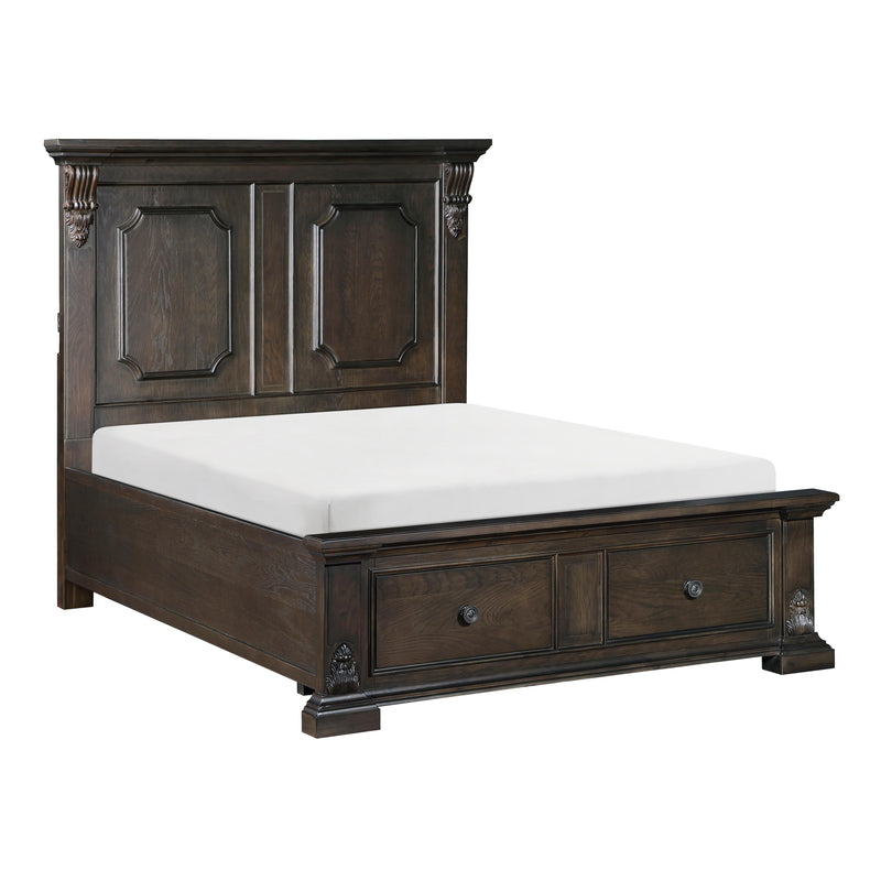 Homelegance Cornwall 1325K-1EK* Eastern King Platform Bed with Footboard Storage IMAGE 3