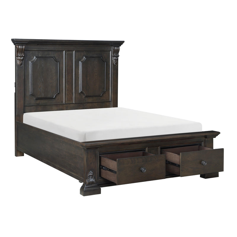 Homelegance Cornwall 1325K-1EK* Eastern King Platform Bed with Footboard Storage IMAGE 7