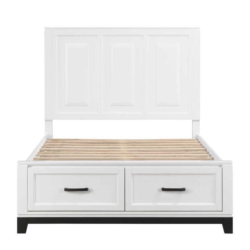 Homelegance Garretson 1450WHF-1* Full Platform Bed with Footboard Storage IMAGE 2