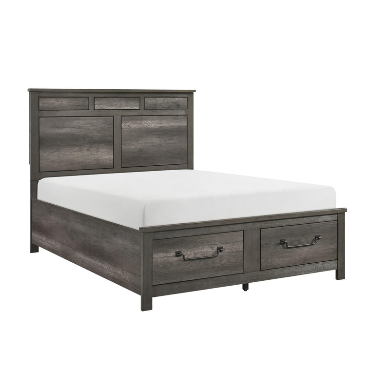 Homelegance Lenior 1342-1* Queen Platform Bed with Footboard Storage IMAGE 3