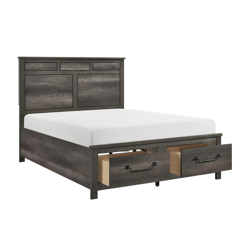 Homelegance Lenior 1342-1* Queen Platform Bed with Footboard Storage IMAGE 7