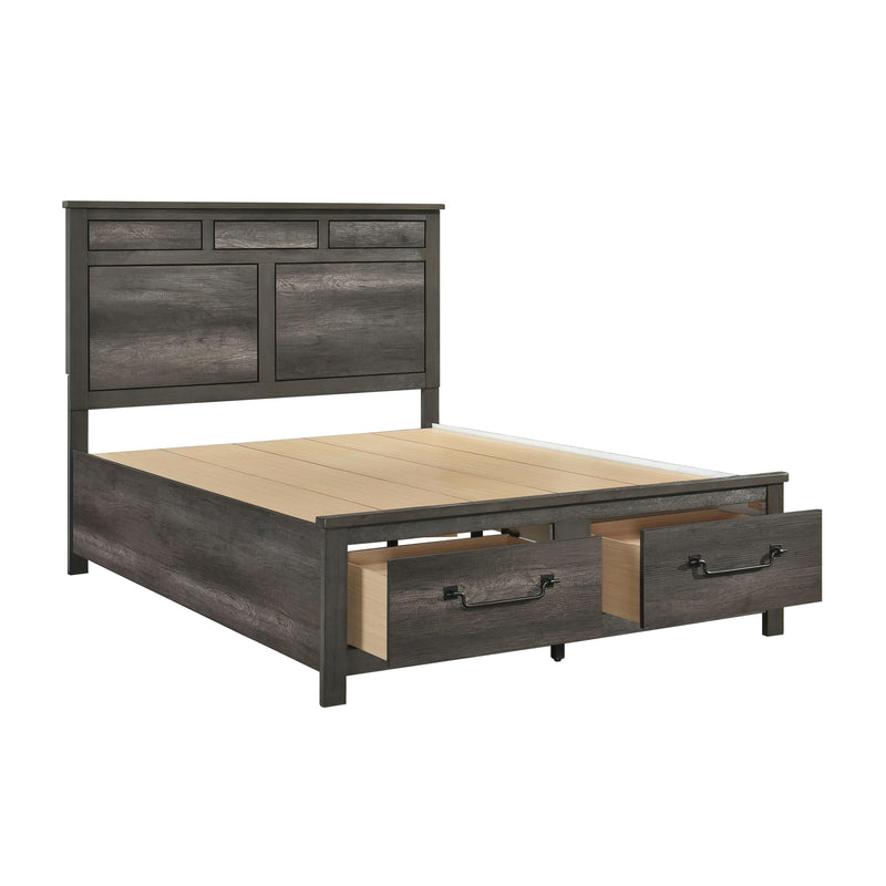 Homelegance Lenior 1342-1* Queen Platform Bed with Footboard Storage IMAGE 8