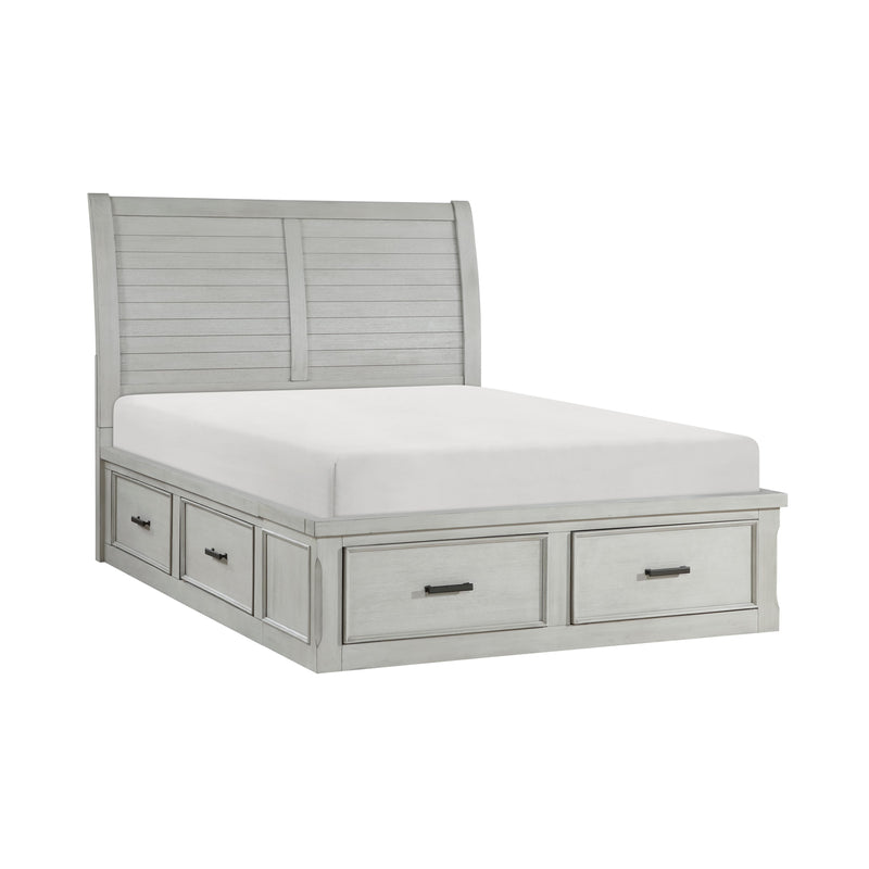 Homelegance Willowbrook 1337-1* Queen Platform Bed with Footboard Storage IMAGE 3