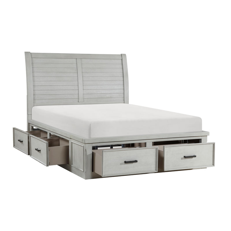 Homelegance Willowbrook 1337-1* Queen Platform Bed with Footboard Storage IMAGE 7