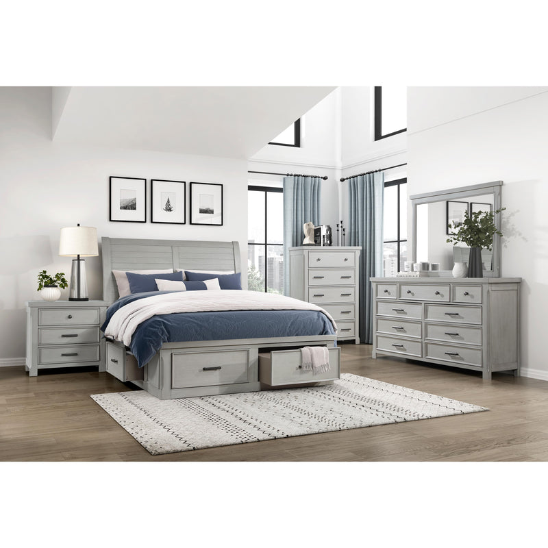 Homelegance Willowbrook 1337-1* Queen Platform Bed with Footboard Storage IMAGE 9