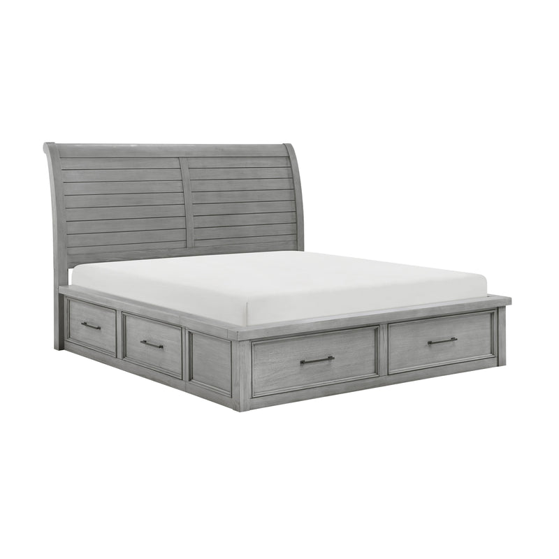 Homelegance Logandale 1559DG-1* Queen Platform Bed with Footboard Storage IMAGE 3