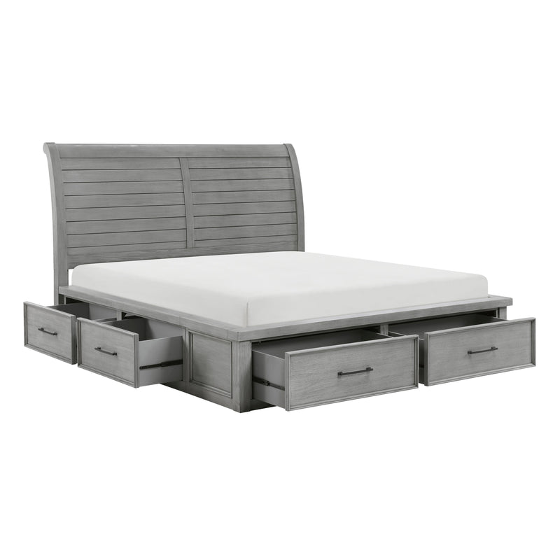 Homelegance Logandale 1559DG-1* Queen Platform Bed with Footboard Storage IMAGE 7