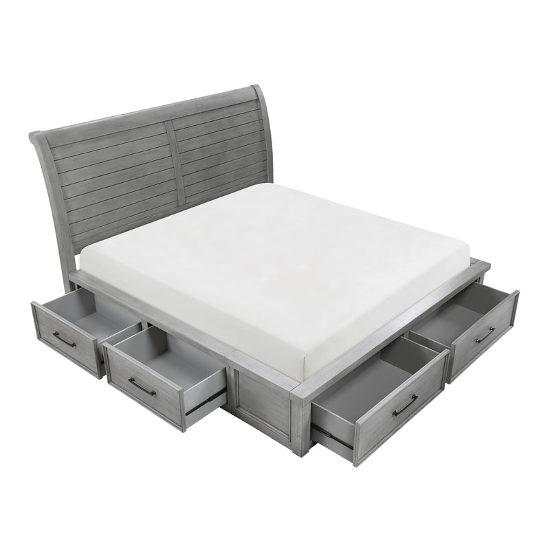 Homelegance Logandale 1559DG-1* Queen Platform Bed with Footboard Storage IMAGE 9