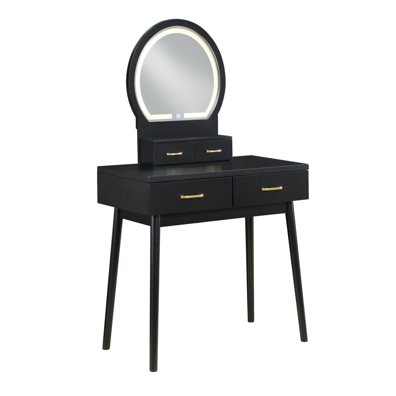 Homelegance Camilla 4565BK Vanity Dresser with Mirror and Stool IMAGE 4