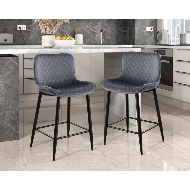 Homelegance Nya 5695DGY-24 Counter Height Chair IMAGE 5