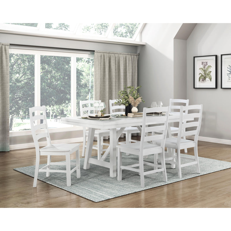 Homelegance Redmond 5929WH-72 Dining Table IMAGE 4