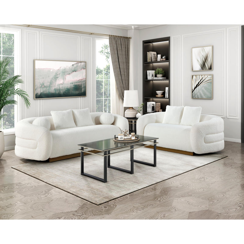 Homelegance Novella 8568WH-3 Sofa IMAGE 5