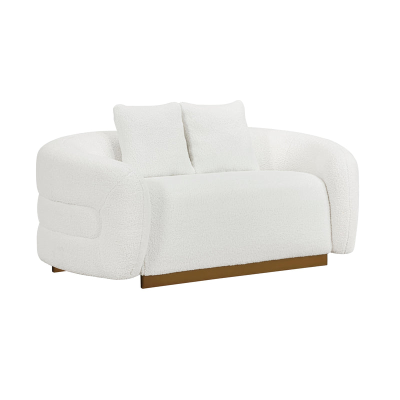 Homelegance Novella 8568WH-2 Love Seat IMAGE 2