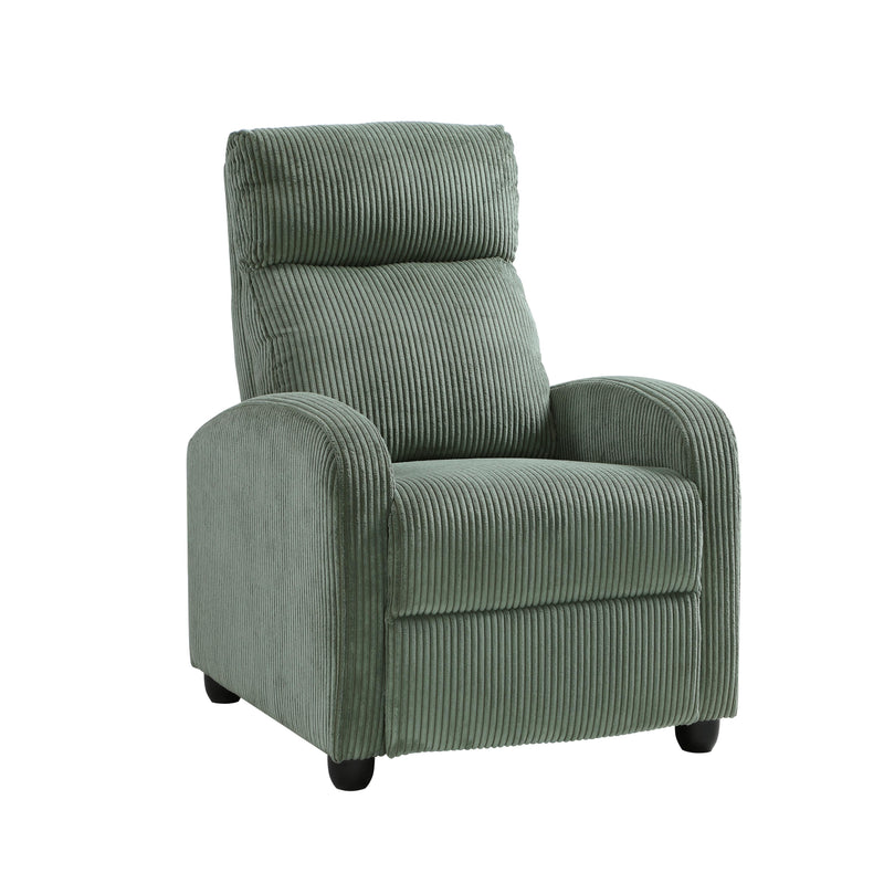 Homelegance Parsons 9588GRN-1PB Push Back Reclining Chair IMAGE 2