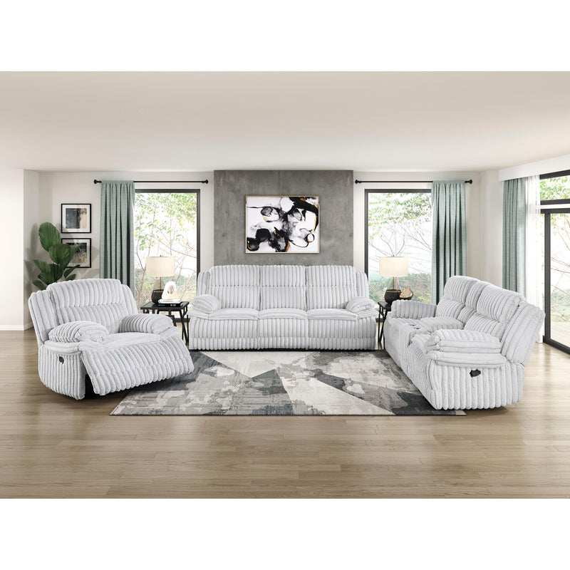 Homelegance Goodland 9577GY-2 Double Reclining Love Seat with Center Console IMAGE 9