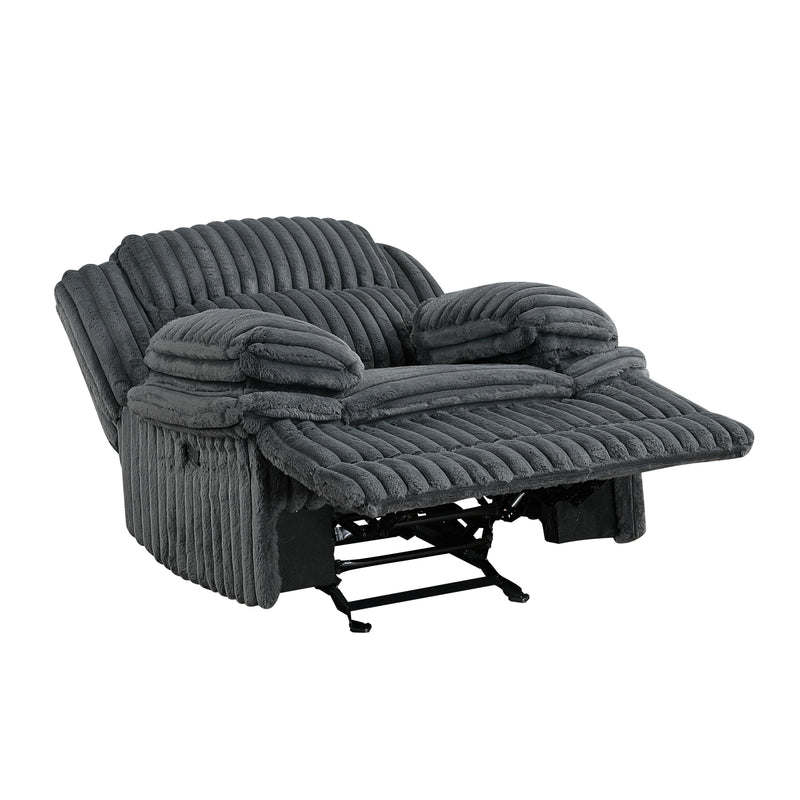 Homelegance Goodland 9577DG-1 Glider Reclining Chair IMAGE 8