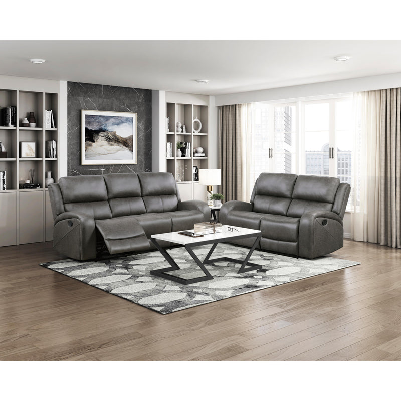 Homelegance Pagosa 9601GY-2 Double Reclining Love Seat IMAGE 7