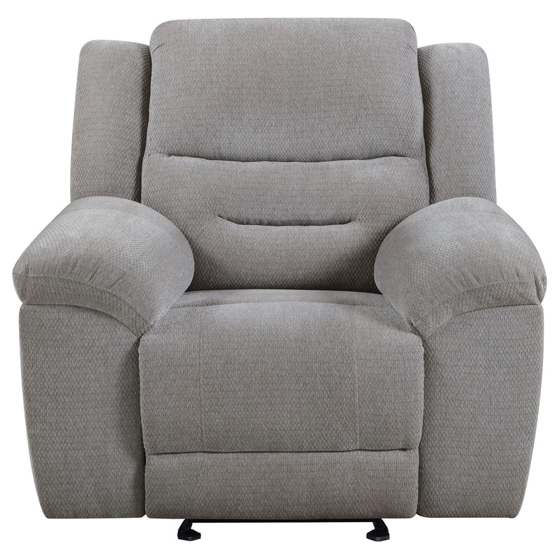 Coaster Furniture Gilson Glider Fabric Recliner 602553 IMAGE 5