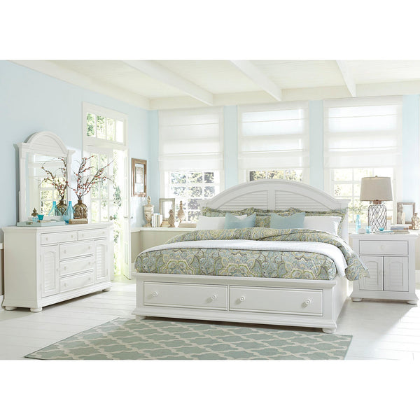 Liberty Furniture Industries Inc. Summer House I 607-BR-QSBDM 5 pc Queen Storage Bedroom Set IMAGE 1