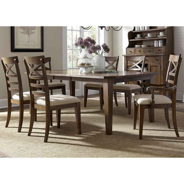 Liberty Furniture Industries Inc. Hearthstone 382-DR-O7RLS 7 pc Dining Set IMAGE 1