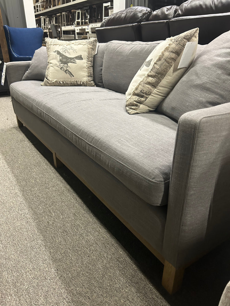 Marlow sofa in Pewter by Malouf