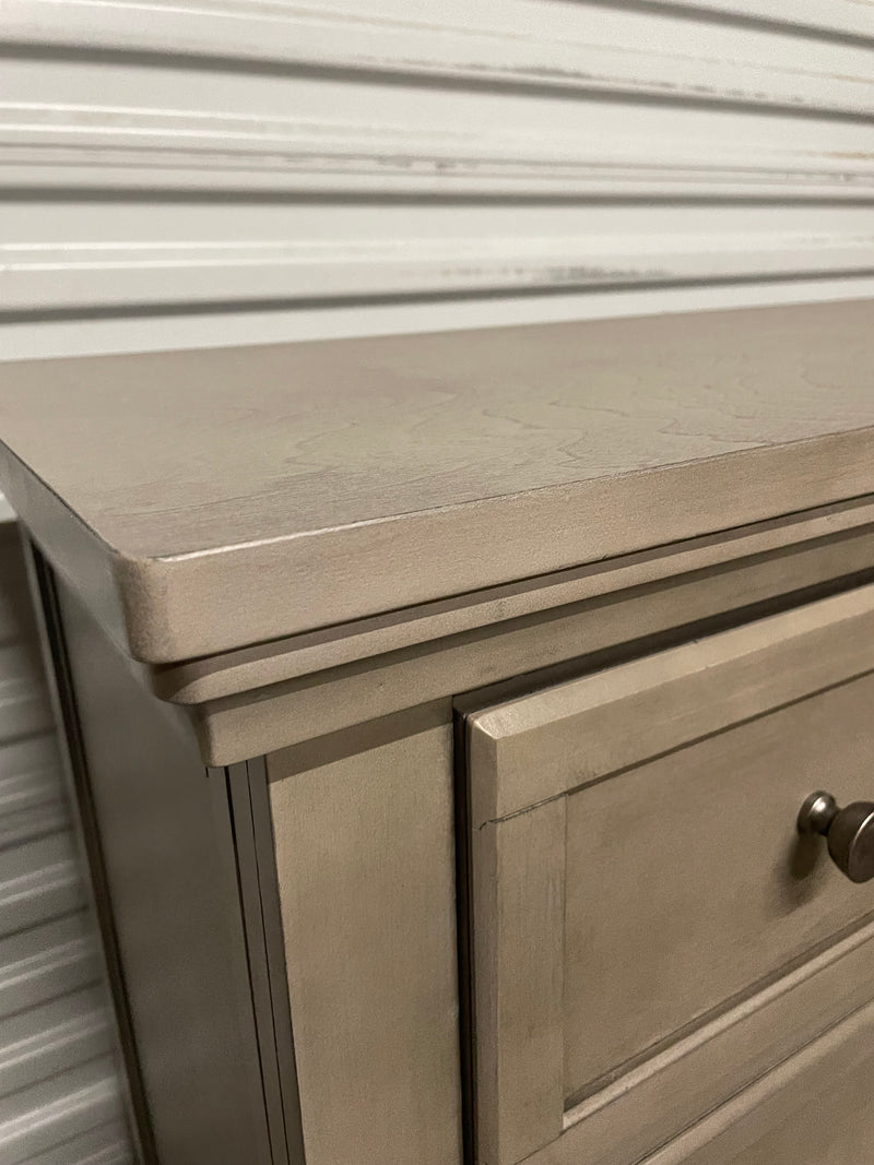 Lettner Five Drawer Chest in Light Grey by Ashley (CLEARANCE)