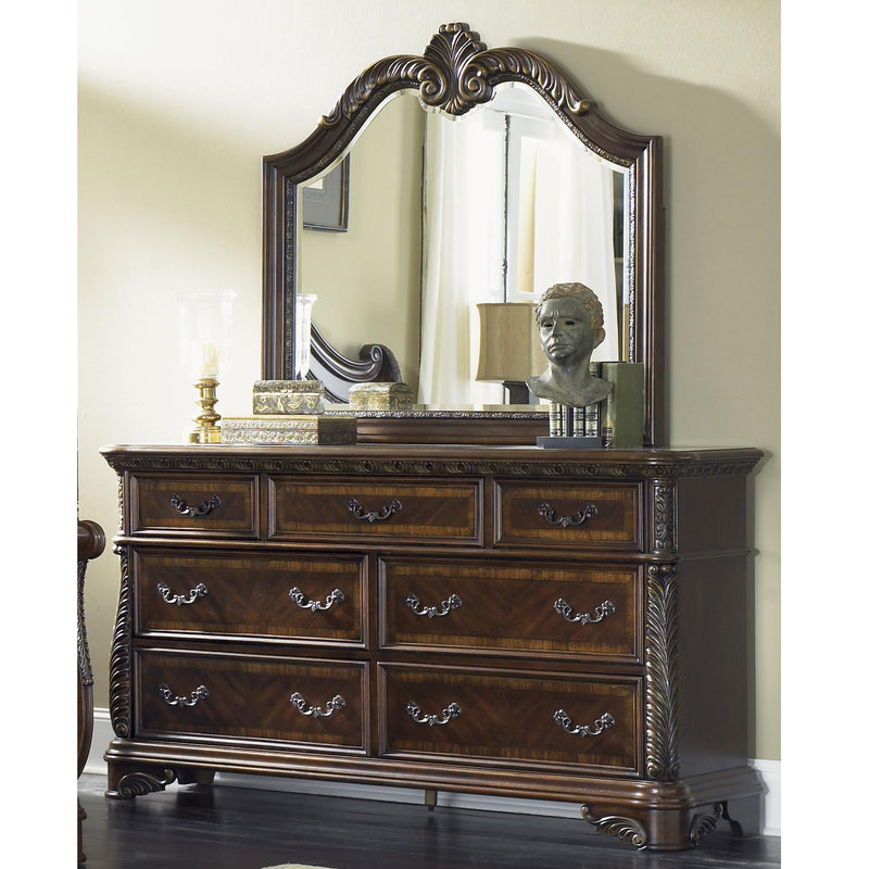 Liberty Furniture Industries Inc. Highland Court Arched Dresser Mirror 620-BR51 IMAGE 2