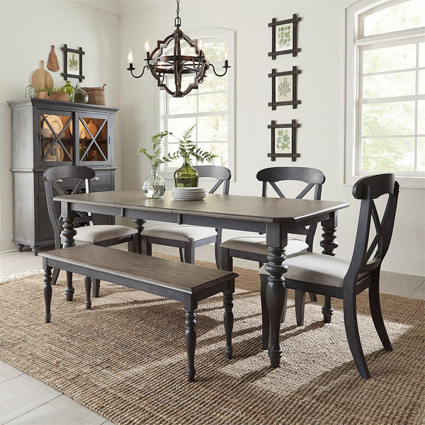 Liberty Furniture Industries Inc. Ocean Isle 303G-CD-6RTS 6 pc Dining Set IMAGE 1