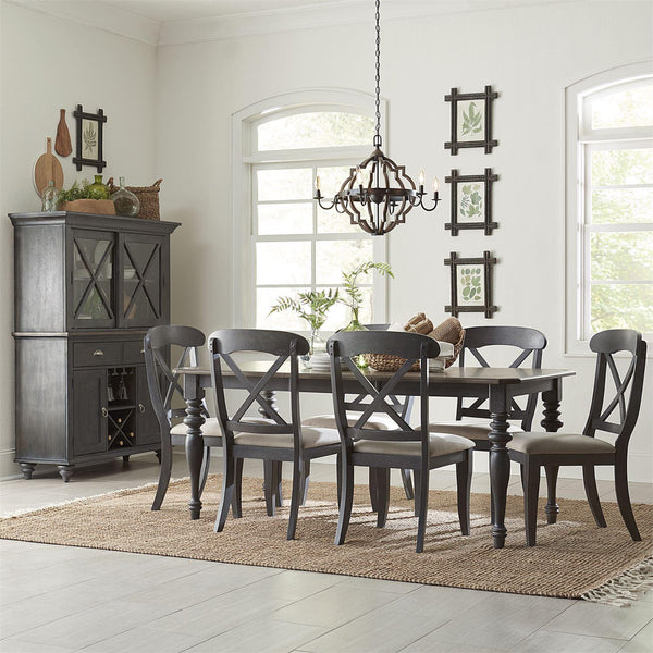 Liberty Furniture Industries Inc. Ocean Isle 303G-CD-7RLS 7 pc Dining Set IMAGE 1