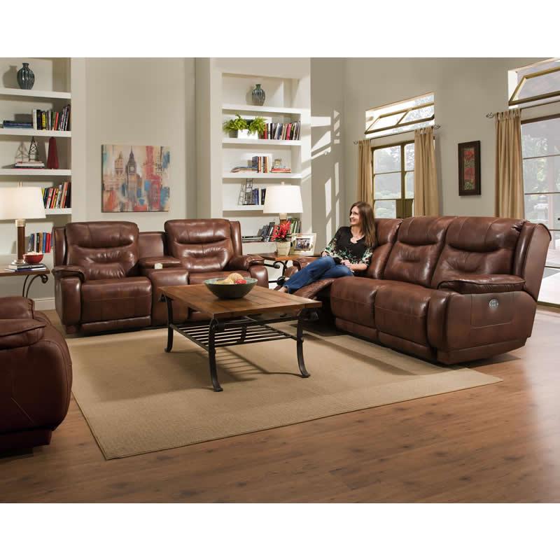 Southern Motion Cresent Power Reclining Fabric Sofa 874-61P IMAGE 3