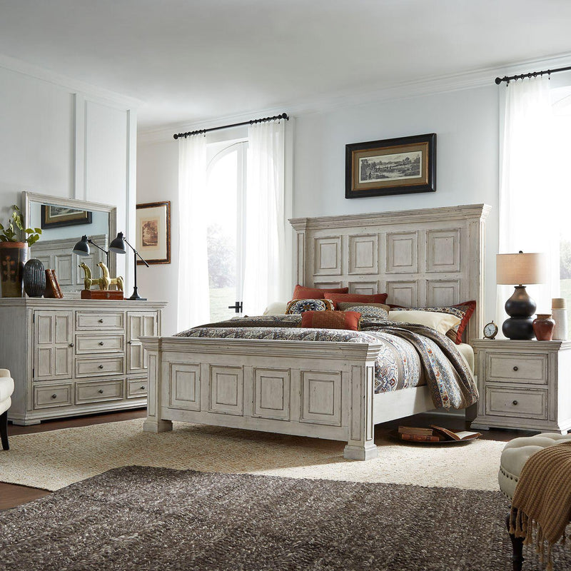 Liberty Furniture Industries Inc. Big Valley 361W-BR-KPBDMN 6 pc King Panel Bedroom Set IMAGE 1