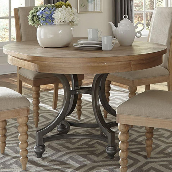 Liberty Furniture Industries Inc. Round Harbor View Dining Table with Pedestal Base 531-T4254 IMAGE 1